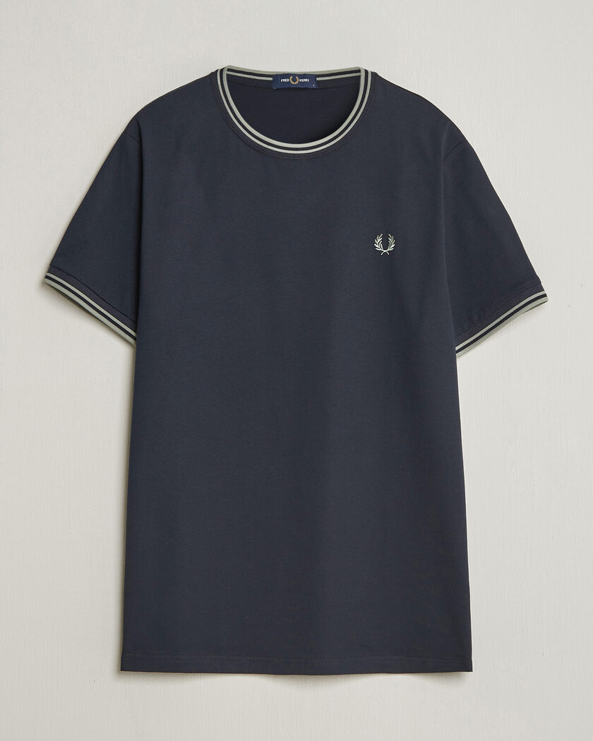 Fred Perry Twin Tipped T-Shirt Navy – Bleu