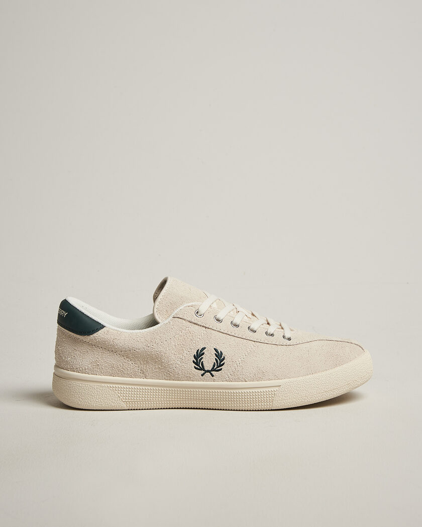 Fred Perry Tennis Suede Sneaker Ecru – Blanc