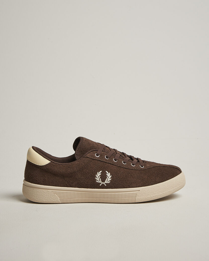 Fred Perry Tennis Suede Sneaker Burnt Tobacco – Marron