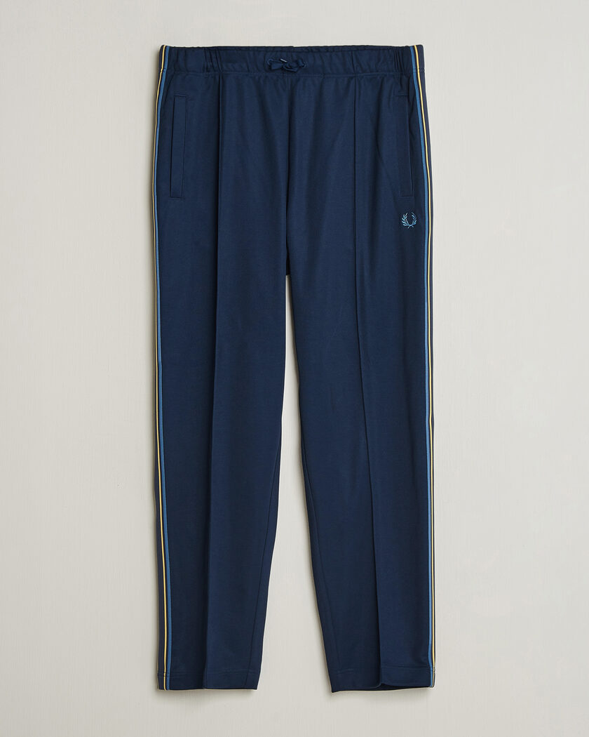 Fred Perry Tramline Taped Track Pants Tennis Blue – Bleu