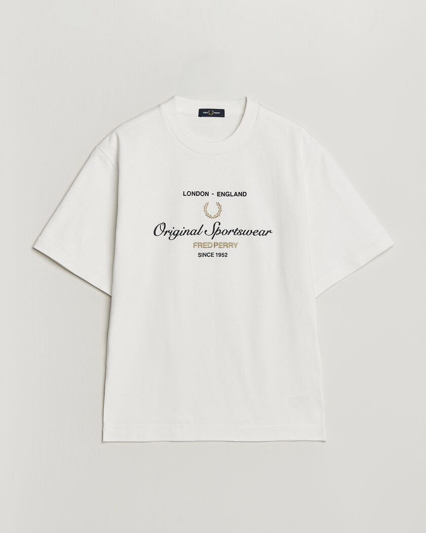 Fred Perry Original Sportswear T-Shirt Snow White – Blanc
