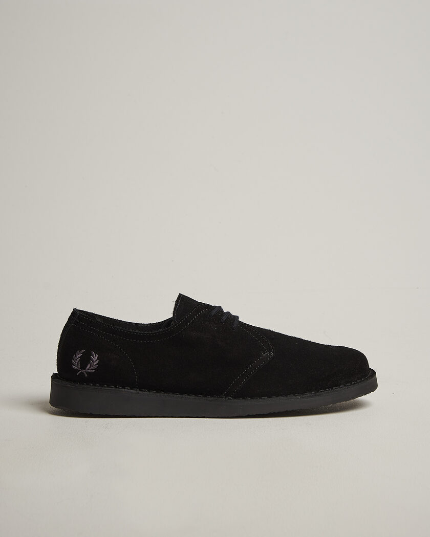 Fred Perry Linden Suede Derby Black – Noir