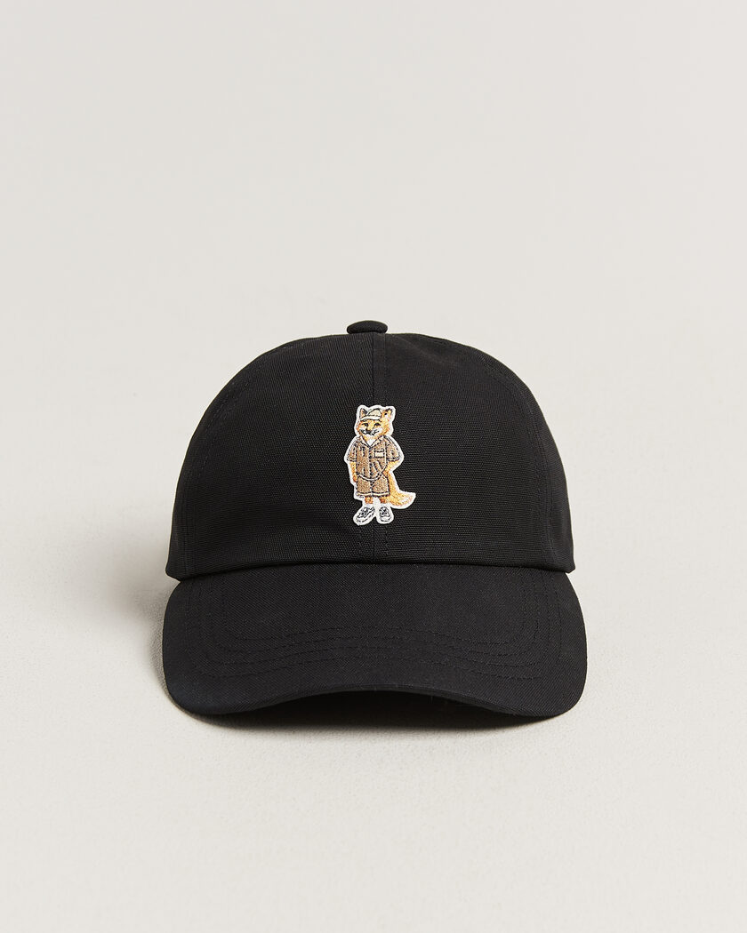 Maison Kitsuné Dressed Fox Cap Black – Noir