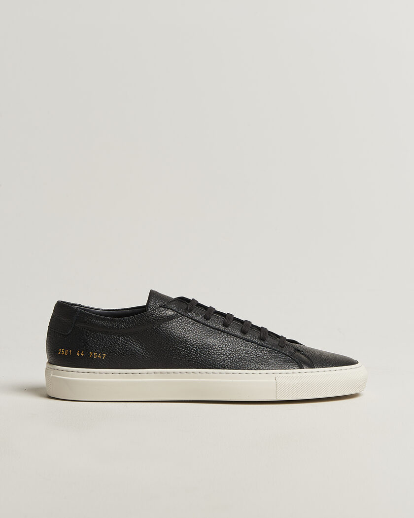 Common Projects Original Achilles Grained Leather Sneaker Black – Noir