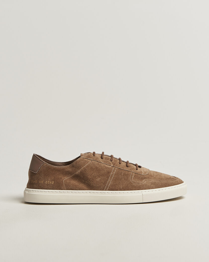 Common Projects BBall Slim Deconstructed Suede Sneaker Taupe – Beige