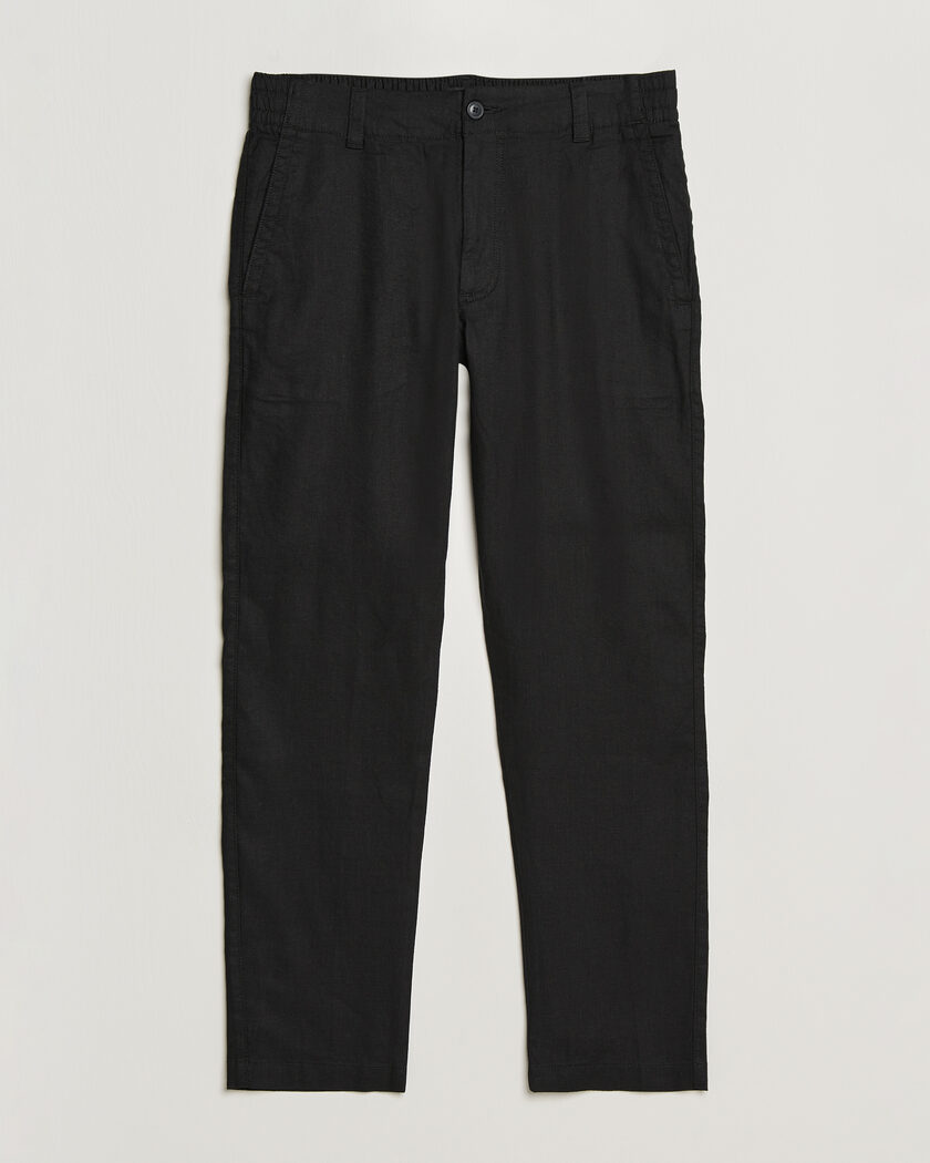 BOSS ORANGE Sanderson Linen Pants Black – Noir