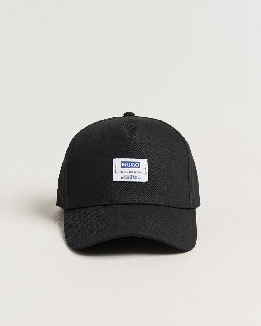 HUGO Merk Logo Cap Black – Noir