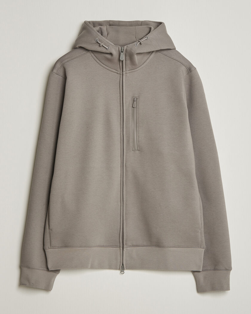 Sail Racing Bowman Monochrome Full Zip Hoodie Oyster – Gris