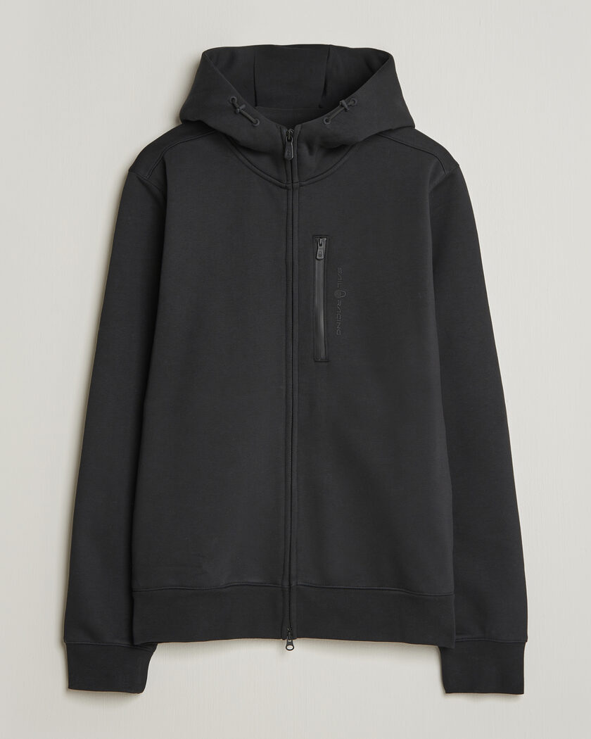 Sail Racing Bowman Monochrome Full Zip Hoodie Carbon – Noir