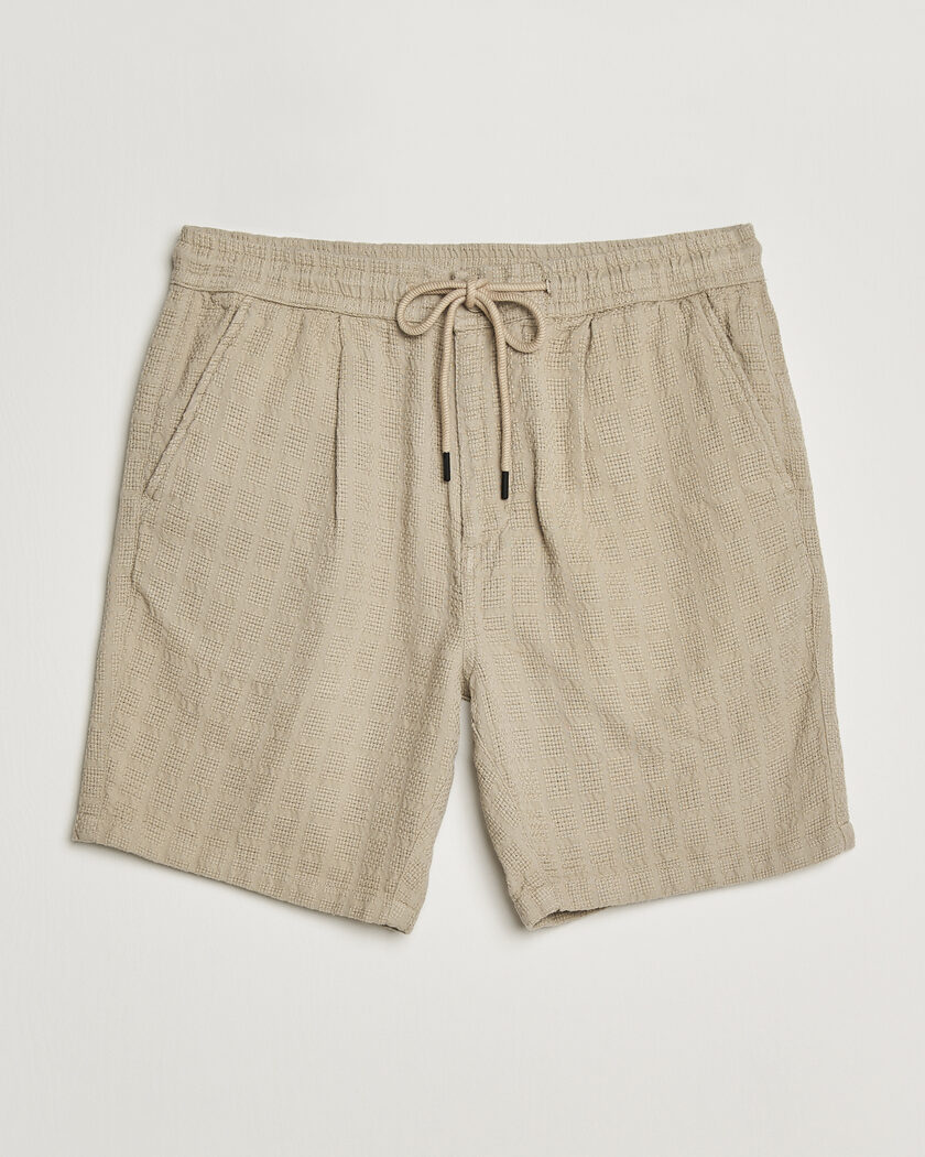 KnowledgeCotton Apparel Structured Cotton Dobby Shorts Twill – Vert