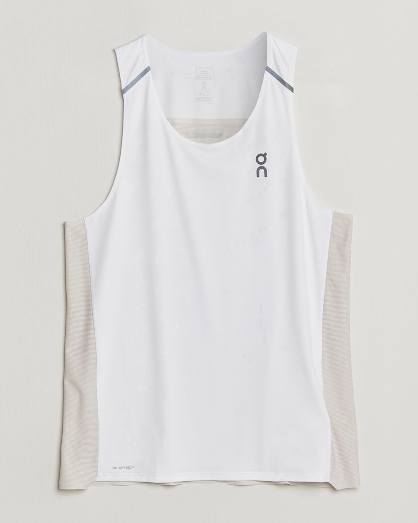 On Performance Tank White/Silver – Blanc