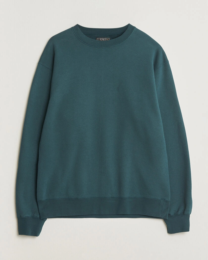 BEAMS PLUS Crew Sweat Dark Green – Vert