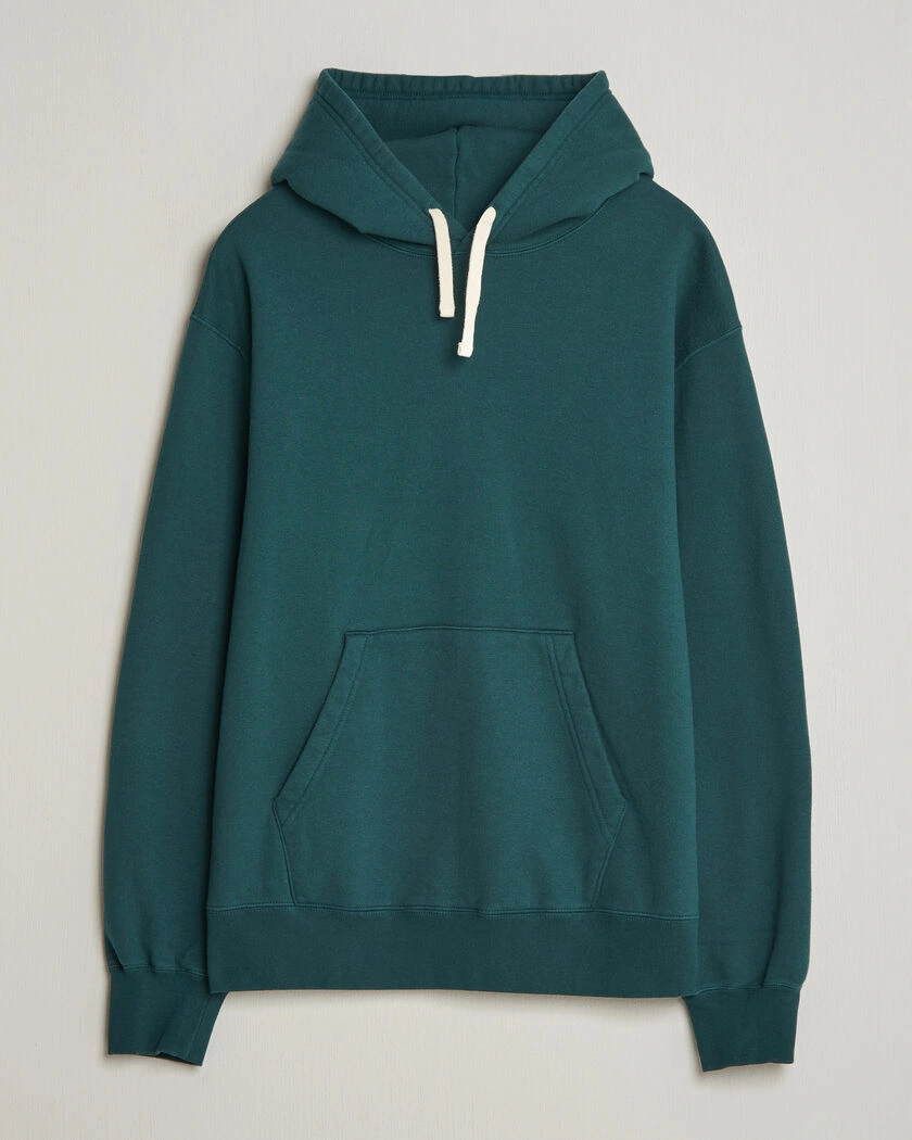 BEAMS PLUS Hooded Sweat Pullover Dark Green – Vert