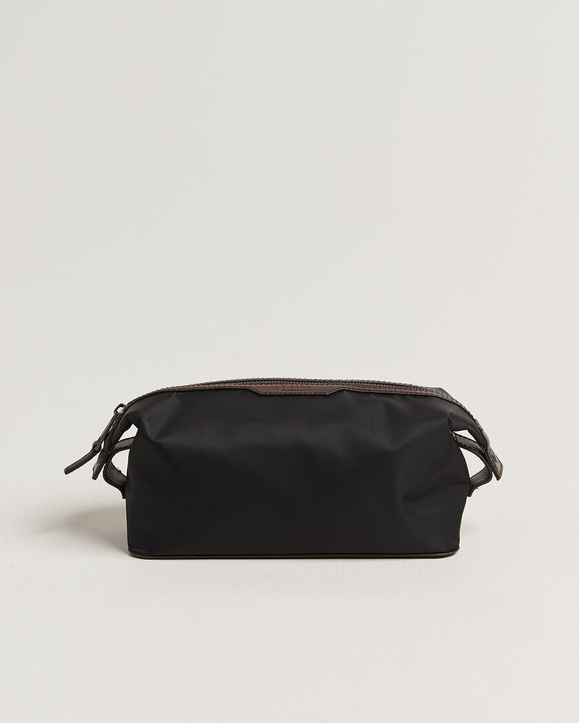 Loake Shoemakers Welland Nylon/Leather Washbag Black – Noir