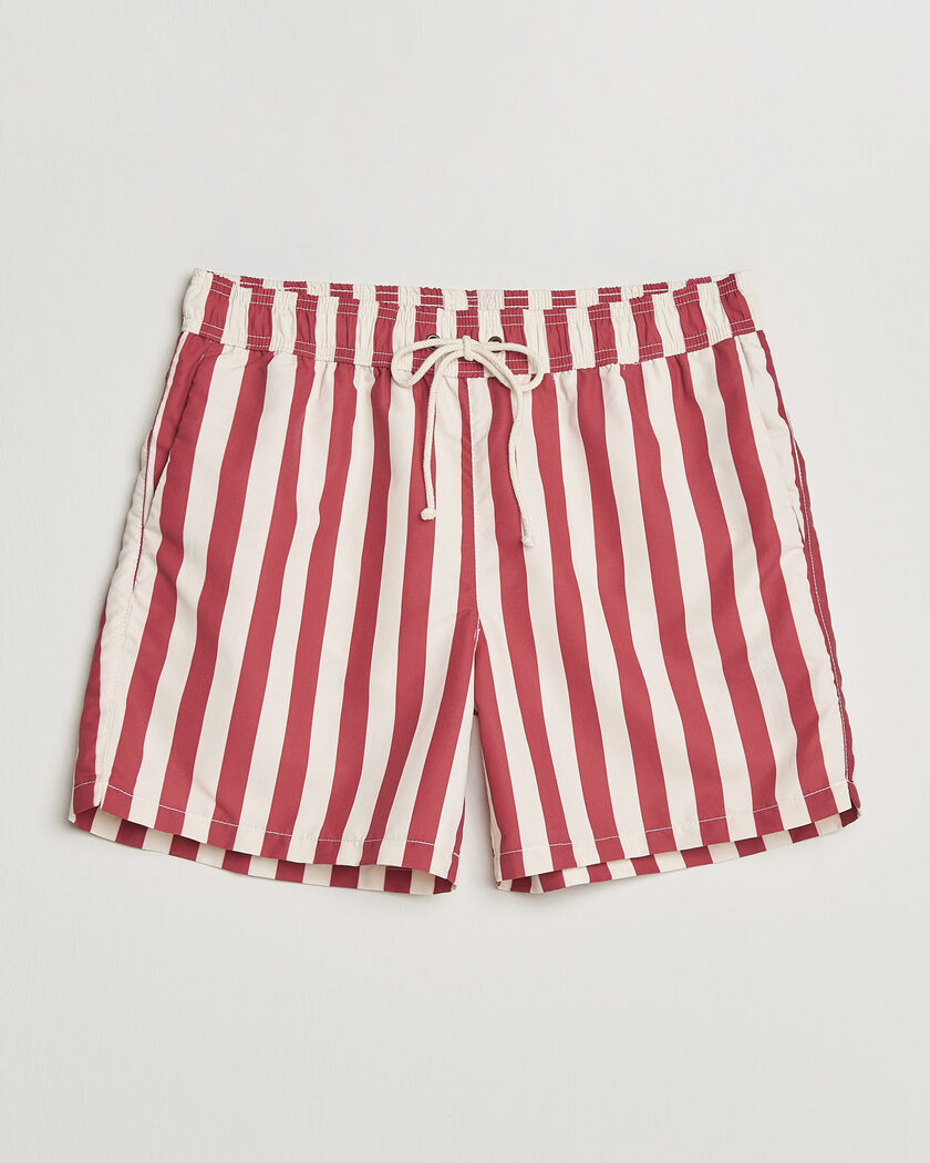 Ripa Ripa Paraggi Striped Swimshorts Red – Rouge