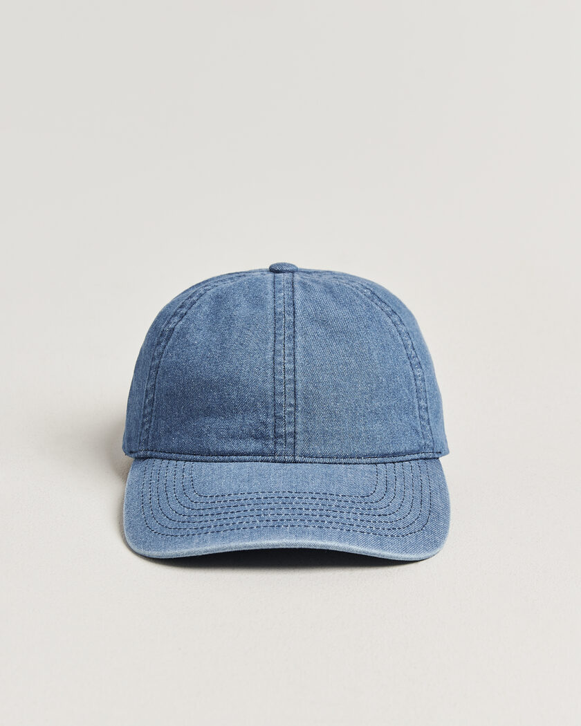 Varsity Headwear Washed Denim Baseball Cap Indigo – Bleu