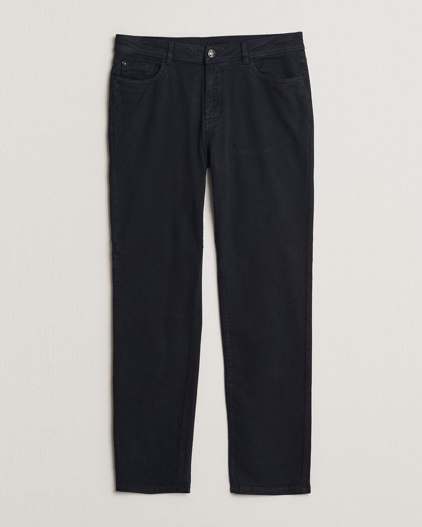 Oscar Jacobson Slim Fit 5-Pocket Chino  Navy – Bleu
