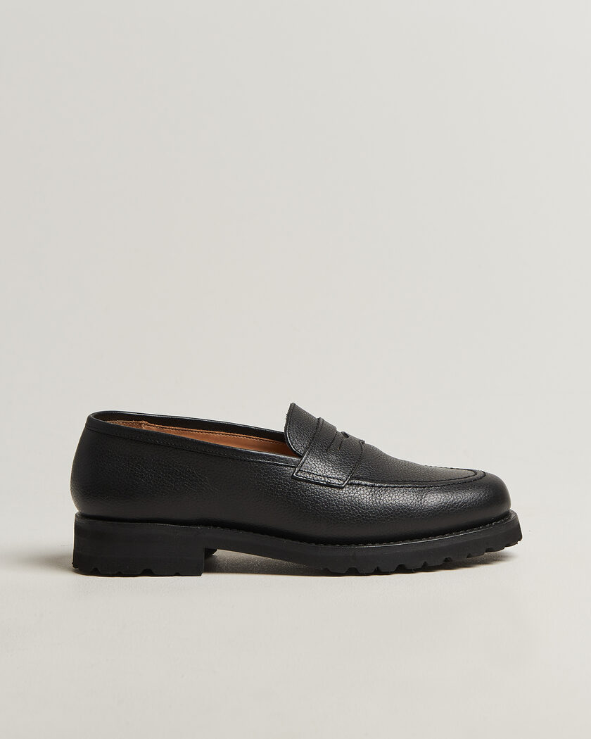 Myrqvist for Care of Carl Myrqvist Stenhammar II Vibram Loafer Black Grained Calf – Noir