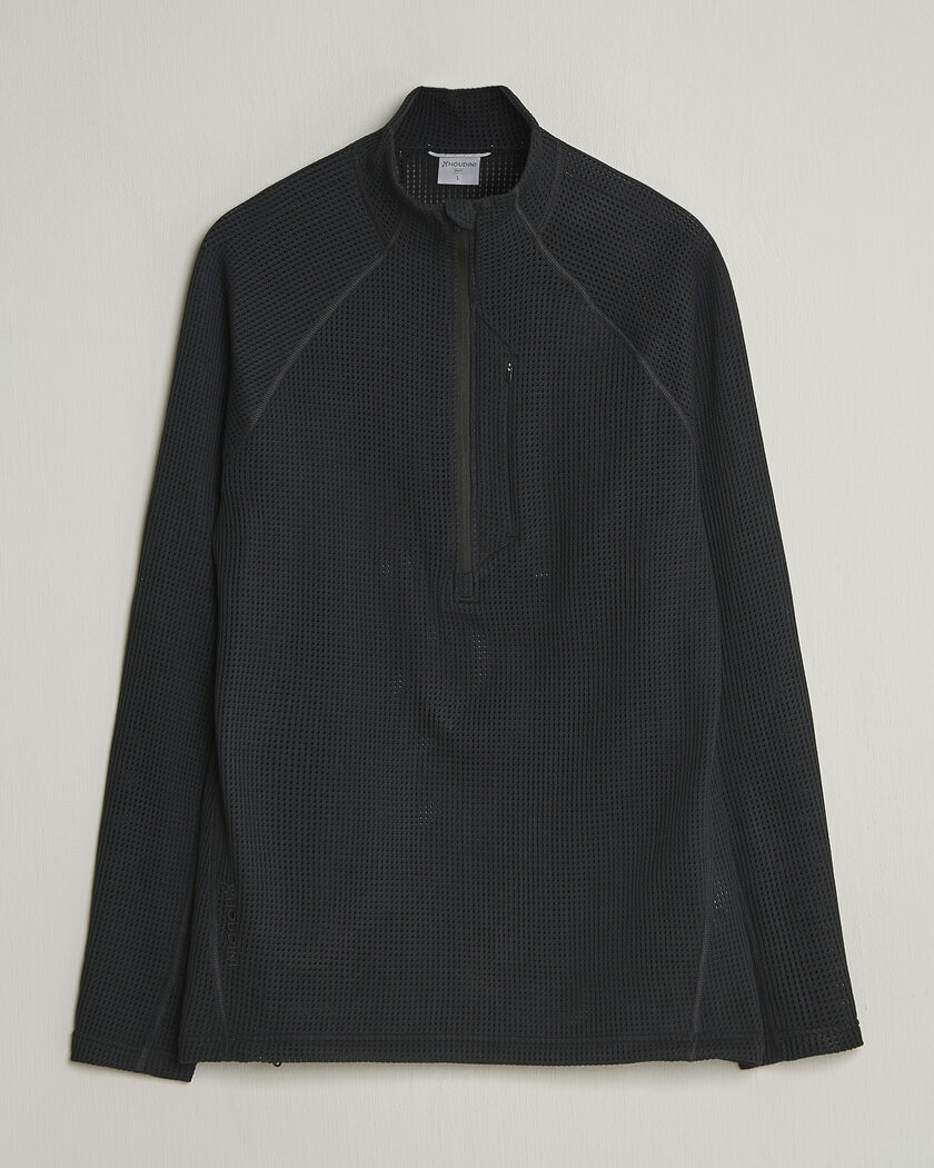 Houdini Pace Flow Half Zip True Black – Noir