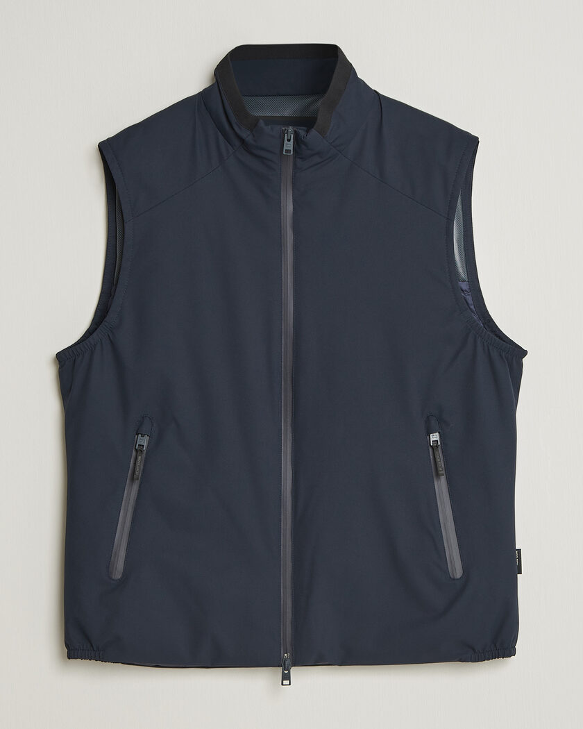 Woolrich Two Layer Sailing Vest Melton Blue – Bleu