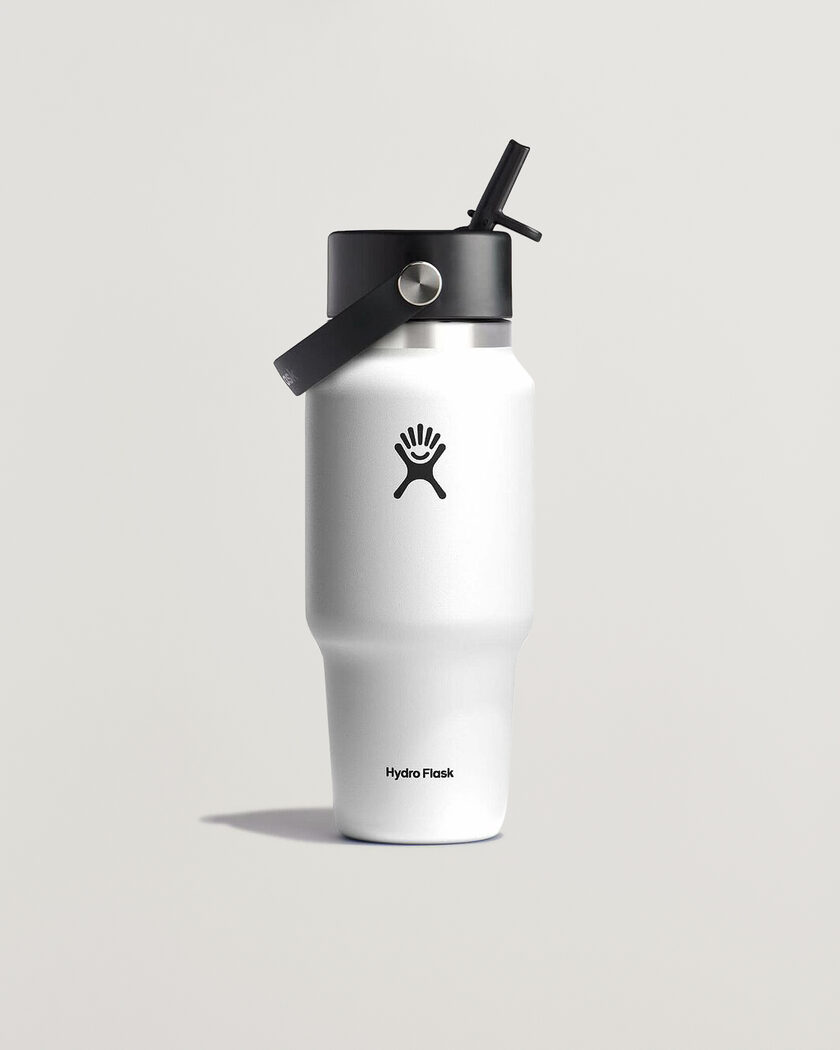 Hydro Flask Travel Bottle Flex Straw Cap 24oz White – Blanc