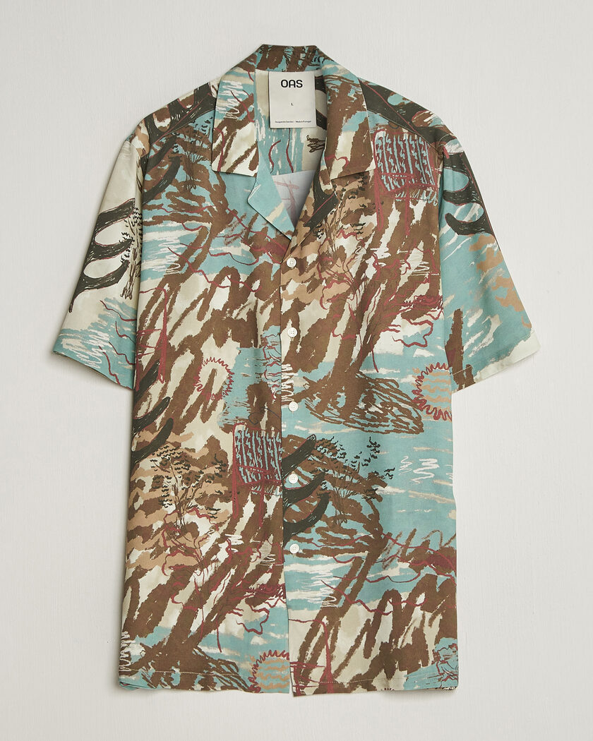 OAS Rocco Viscose Short Sleeve Shirt Montara – Multicolore