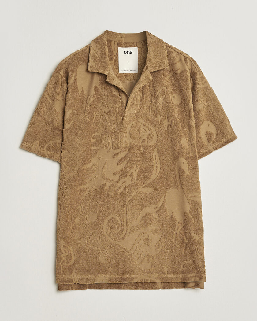 OAS Terry Polo Shirt Wendelo – Marron