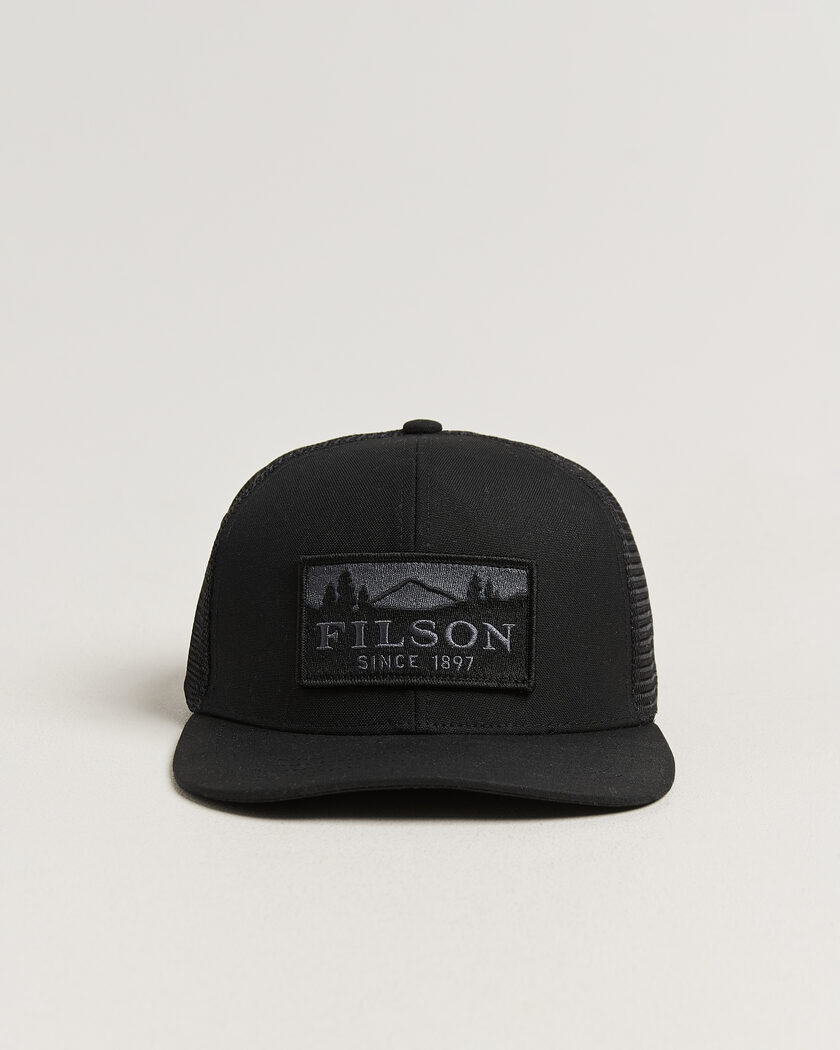 Filson Scenic Waxed Logger Mesh Cap Black – Noir