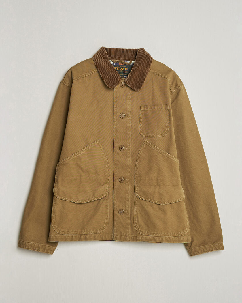 Filson Canvas Outfitter Jacket Kangaroo – Marron