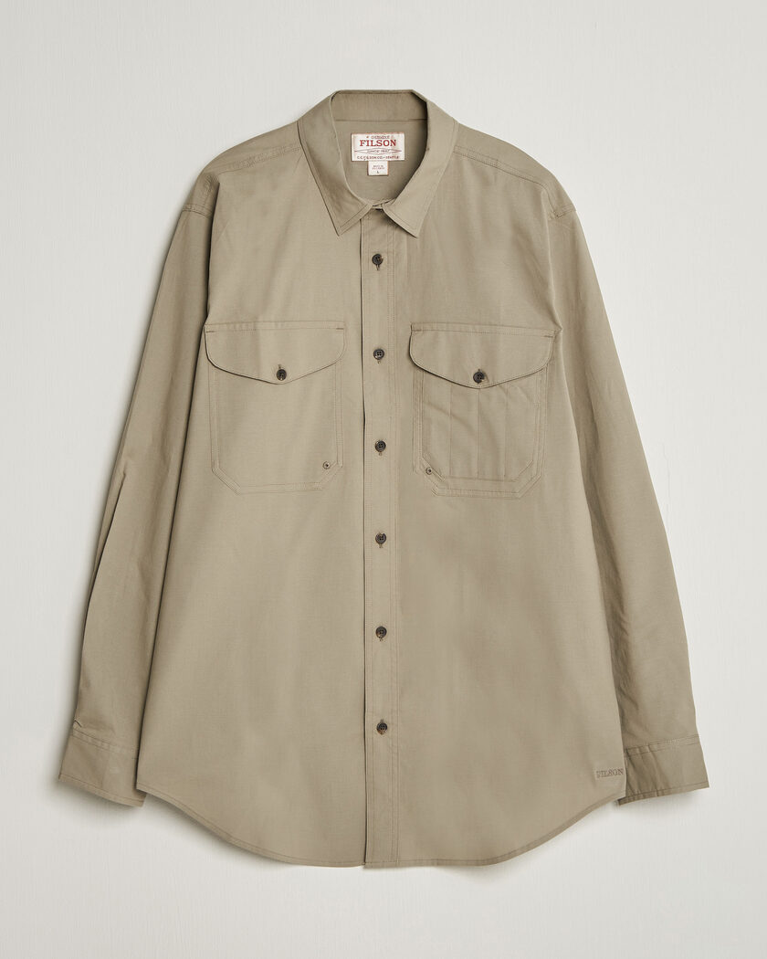Filson Twin Lakes Sport Shirt Dark Clay – Vert