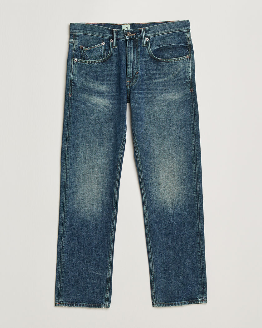 -1 Nordic Denim Regular Fit Jeans Dark Authentic – Bleu