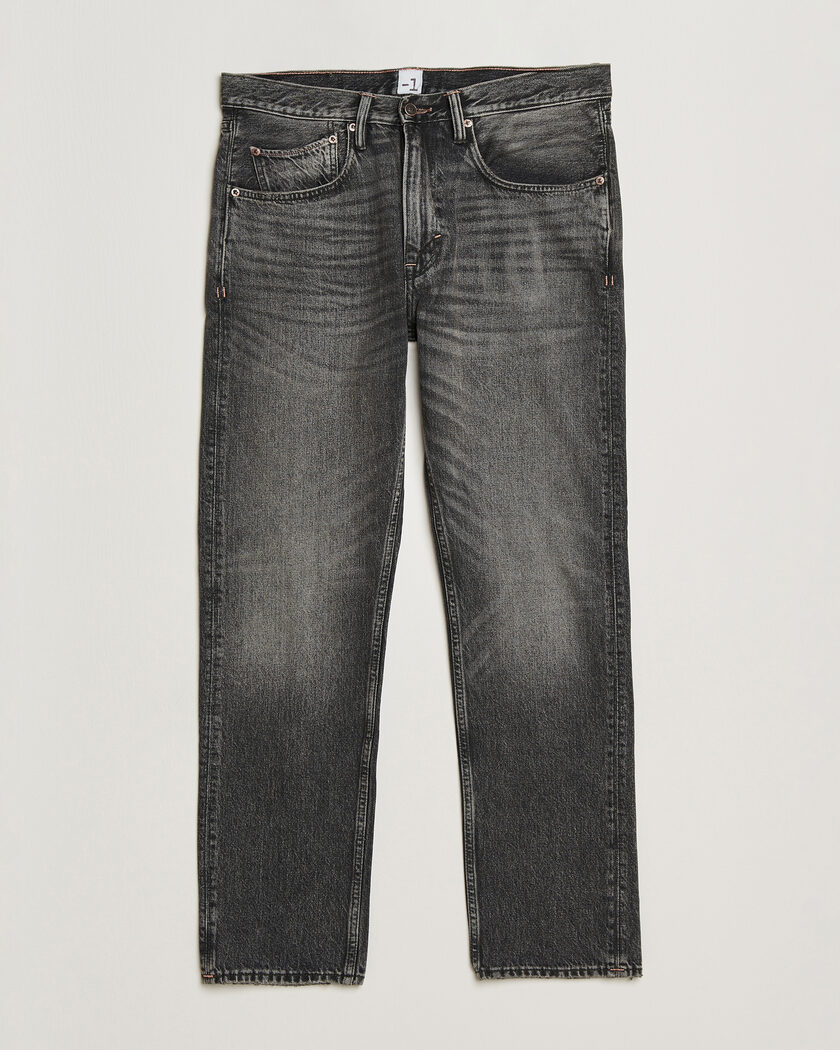 -1 Nordic Denim Regular Fit Jeans Thunderstorm Black Clean – Noir