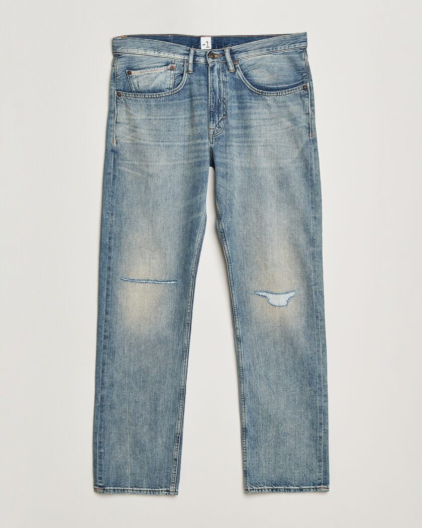 -1 Nordic Denim Regular Fit Selvedge Jeans Summer Breeze – Bleu