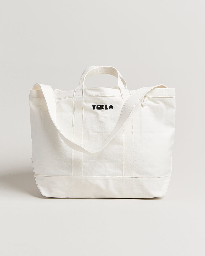 Tekla Beach Bag Ivory – Blanc