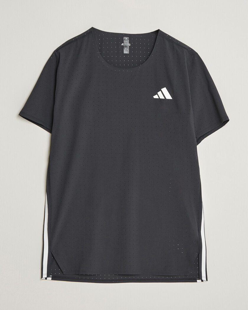 adidas Performance ADIZERO Running T-Shirt Black – Noir