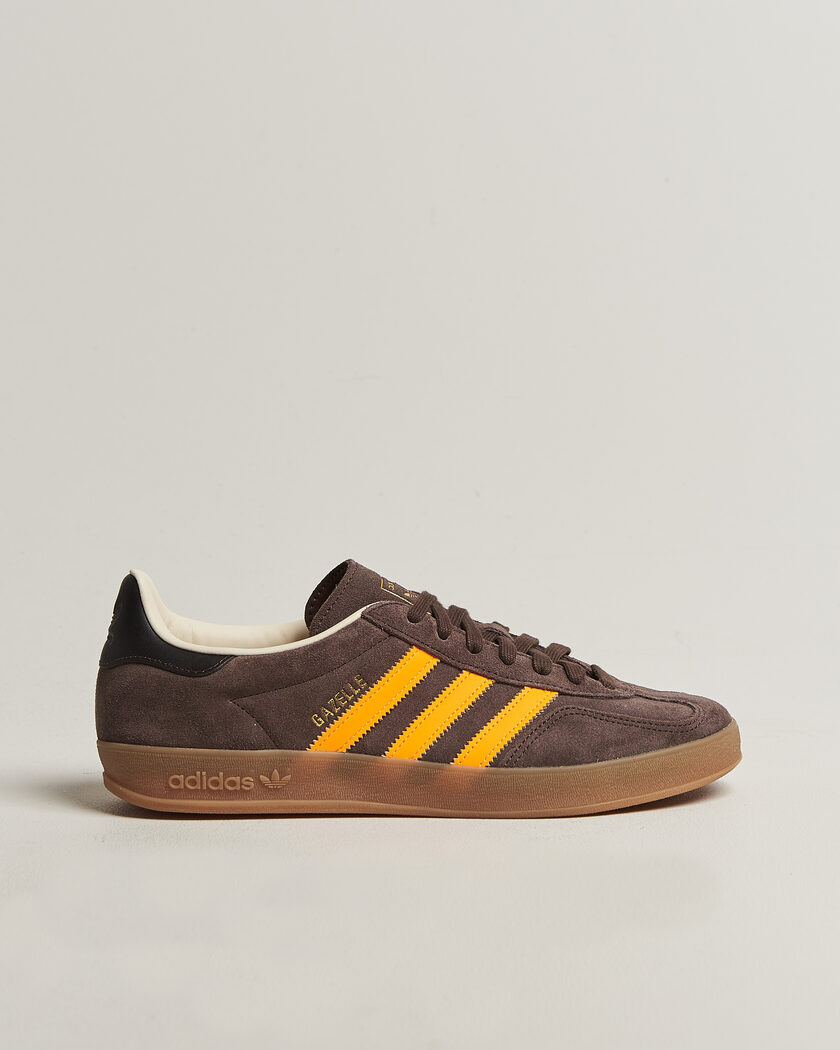 adidas Originals Gazelle Indoor Sneaker Brown/Orange – Marron
