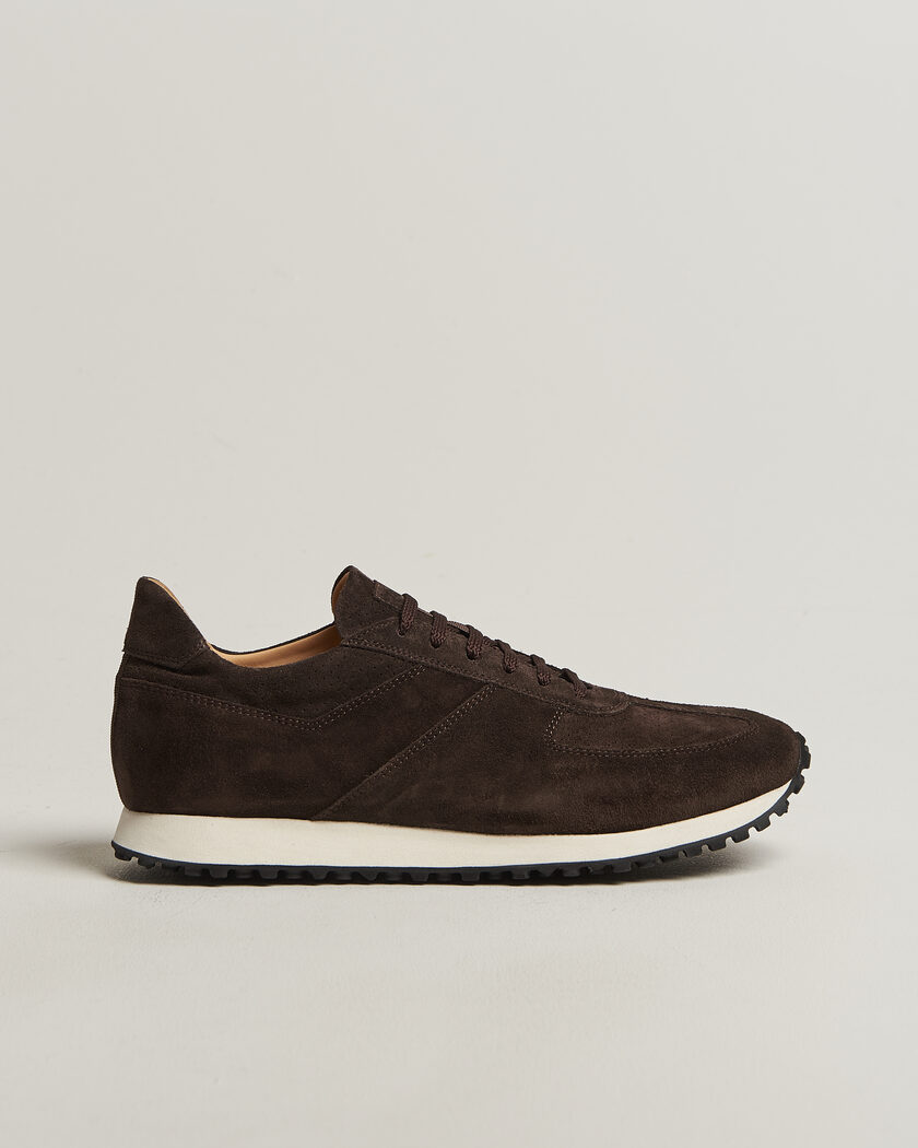 CQP Stride Suede Runner Dark Brown – Marron