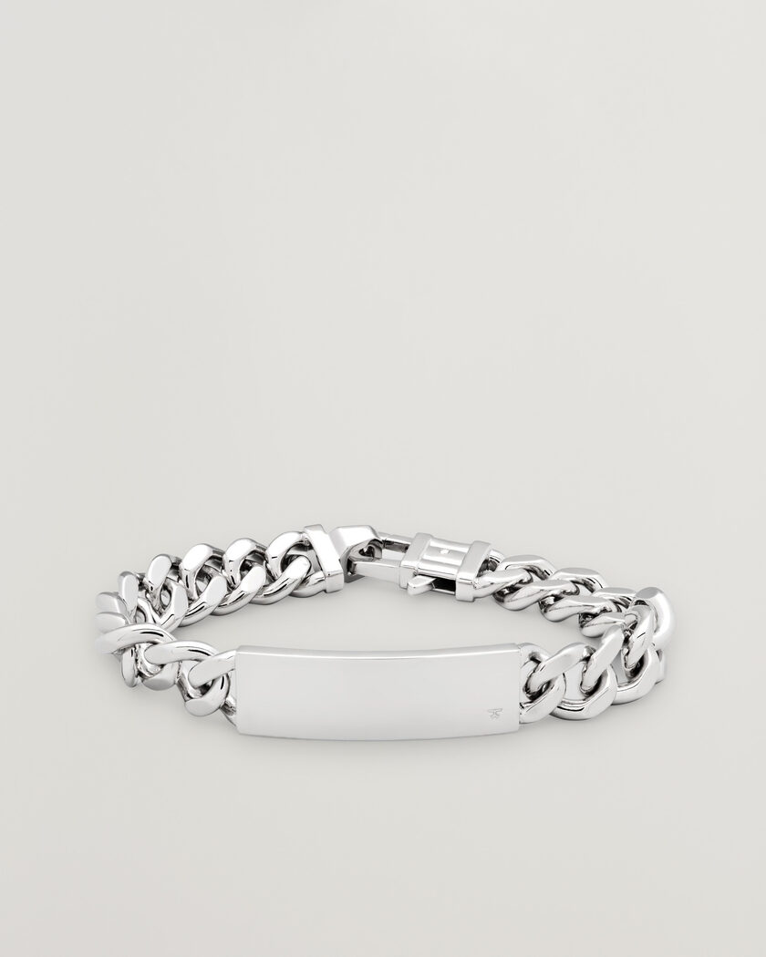 Tom Wood ID Bracelet Silver – Argent