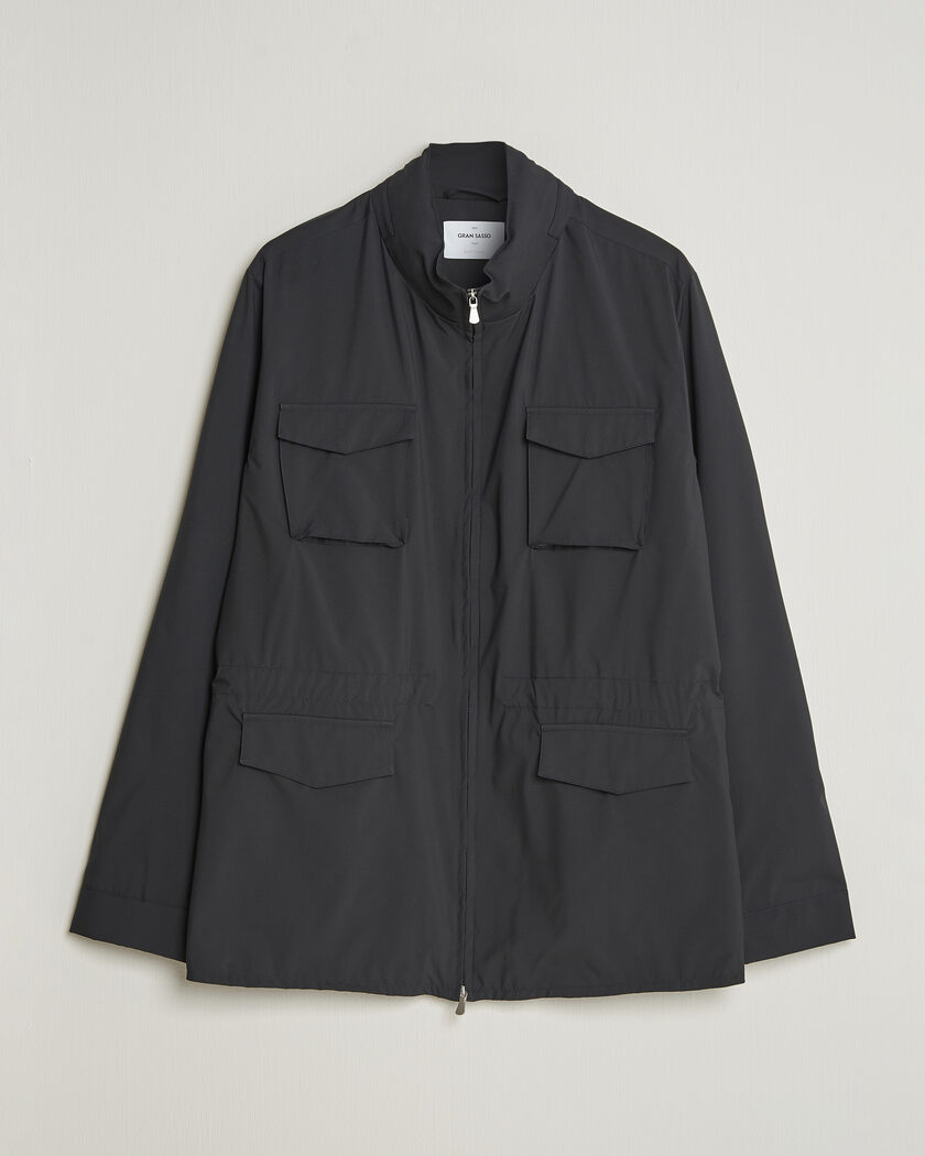Gran Sasso Nylon Field Jacket Navy – Bleu