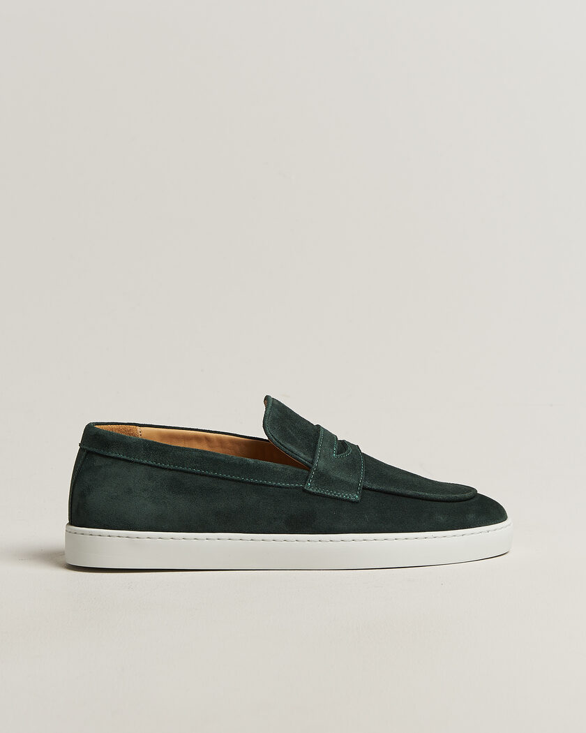 Fliteless Suede Penny Sneaker Green – Vert
