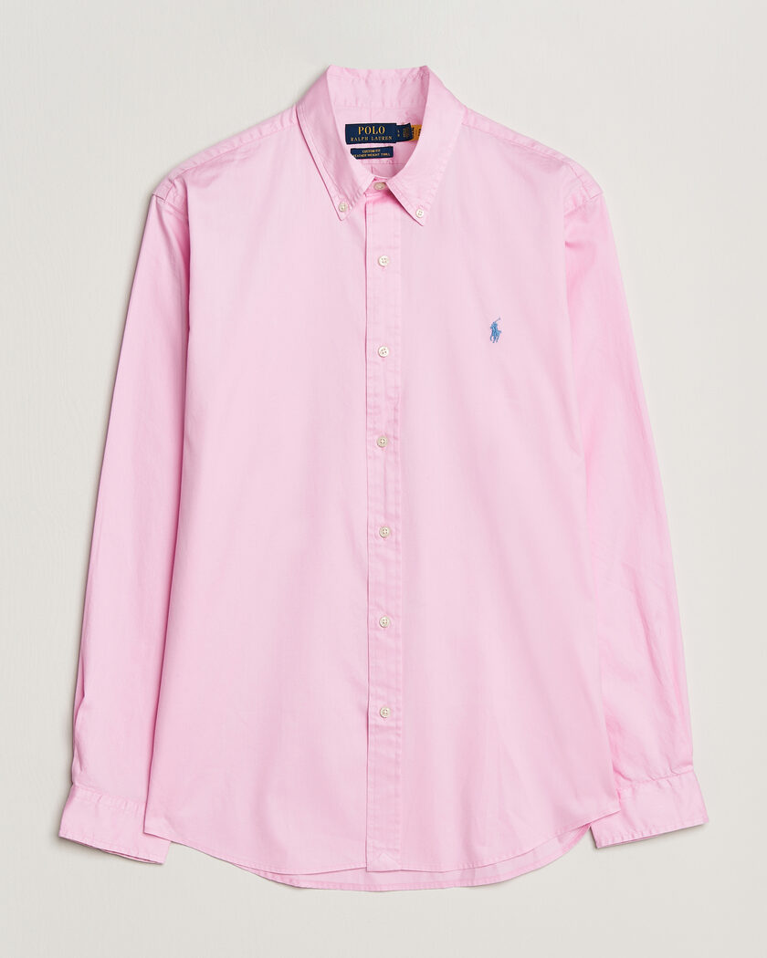 Polo Ralph Lauren Custom Fit Garment Twill Shirt Carmel Pink – Rose