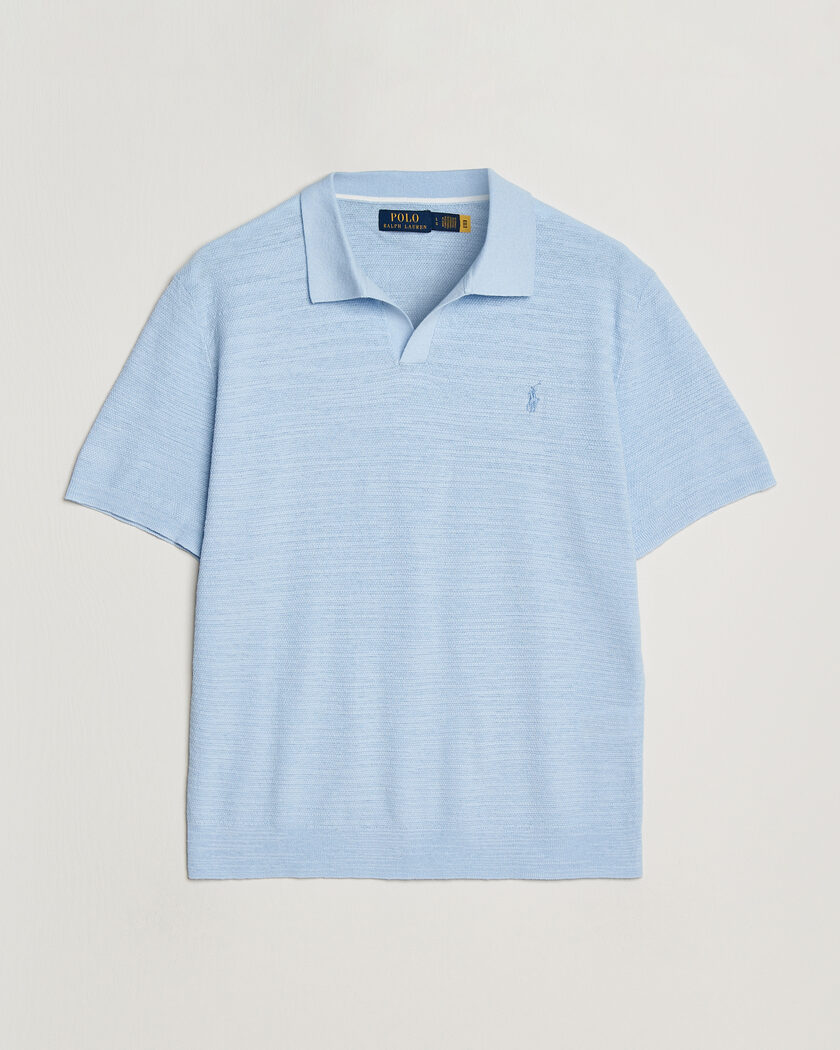 Polo Ralph Lauren Cotton Blend Polo Office Blue – Bleu