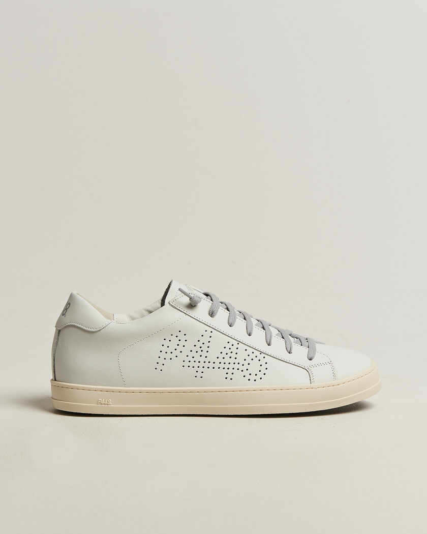 P448 John Leather Sneaker White – Blanc