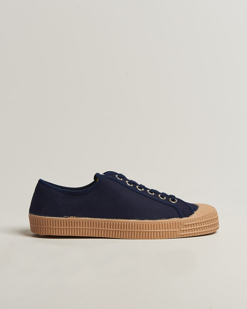 Novesta Star Master Organic Cotton Sneaker Navy/Transparant – Bleu