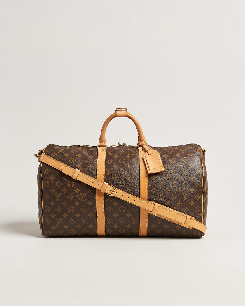 Louis Vuitton Pre-Owned Keepall Bandouliére 50 Monogram – Marron
