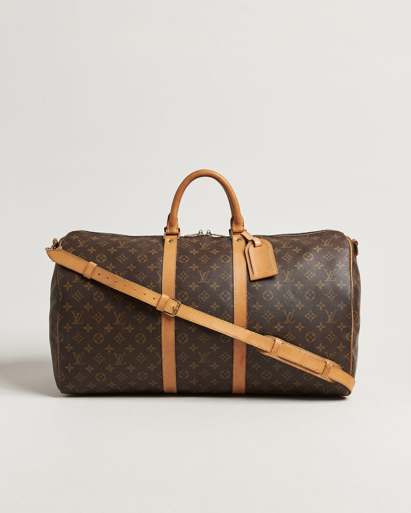 Louis Vuitton Pre-Owned Keepall Bandouliére 55 Monogram – Marron