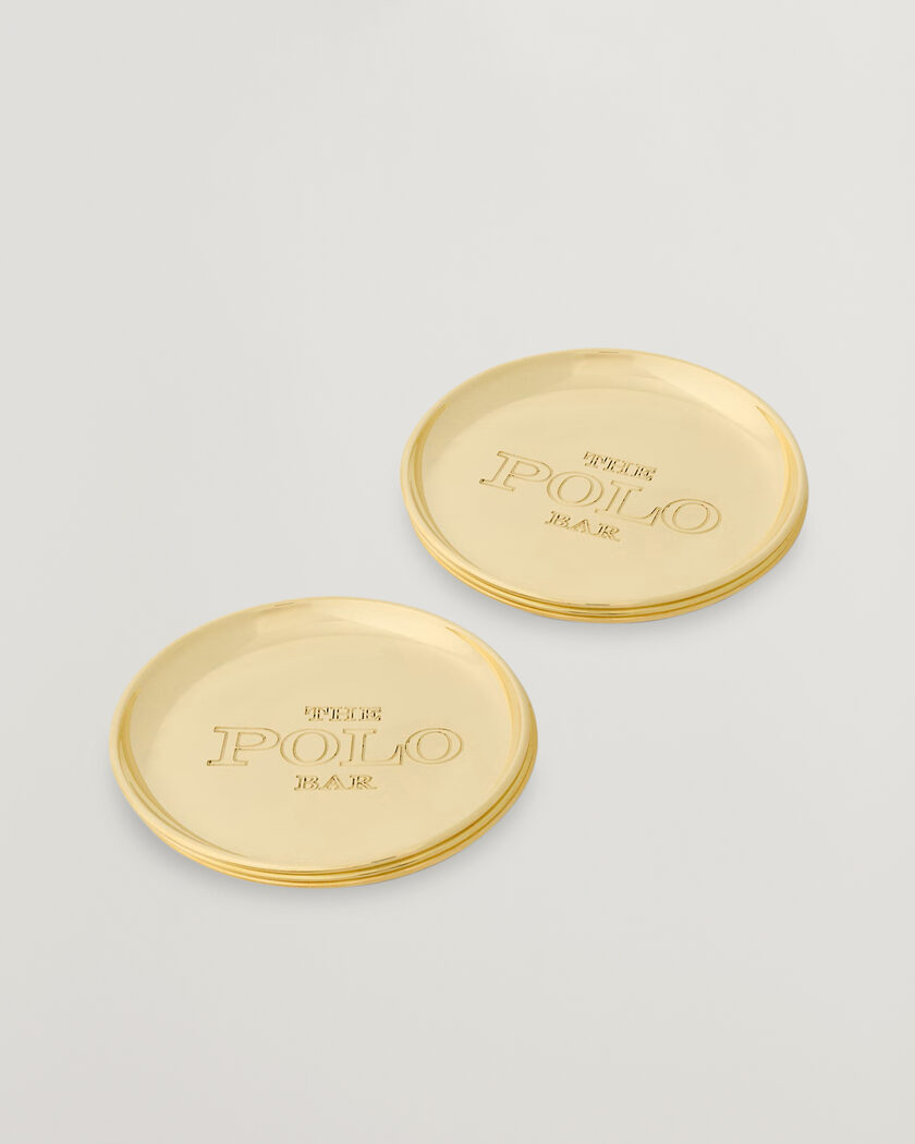 Ralph Lauren Home Polo Bar Coasters Brass – Or