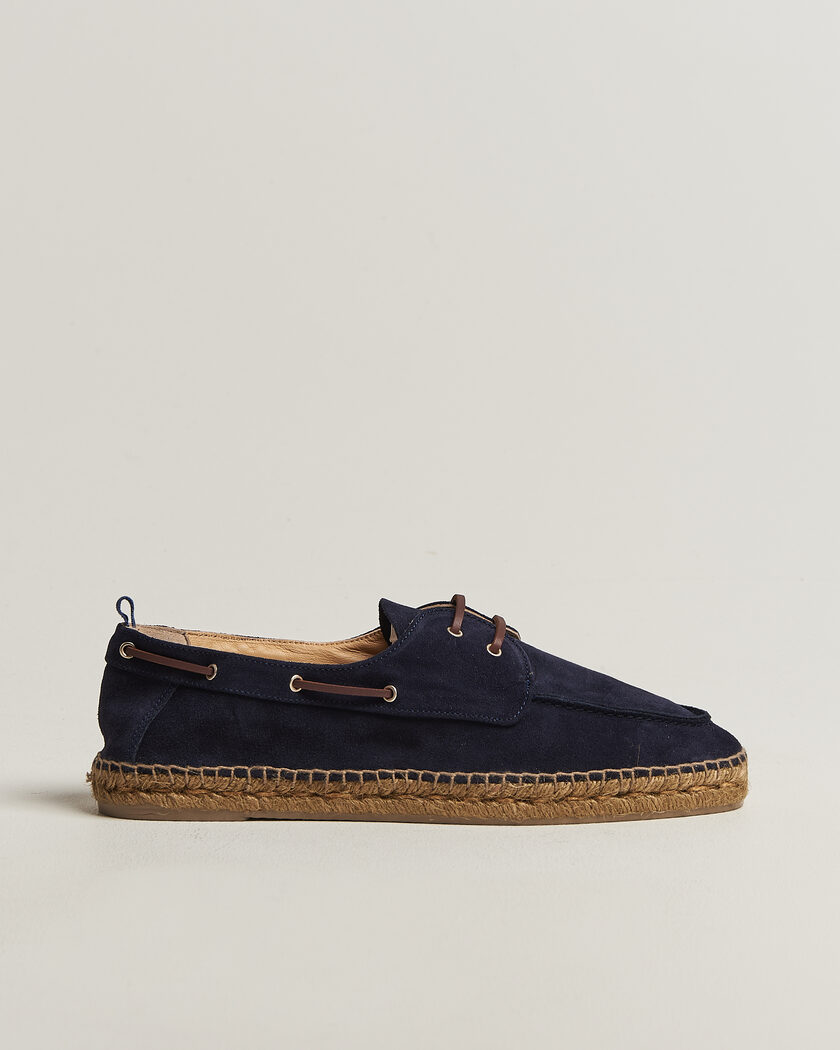 Castañer Nemo Casual Suede Boat Shoe Azul Oscuro – Bleu
