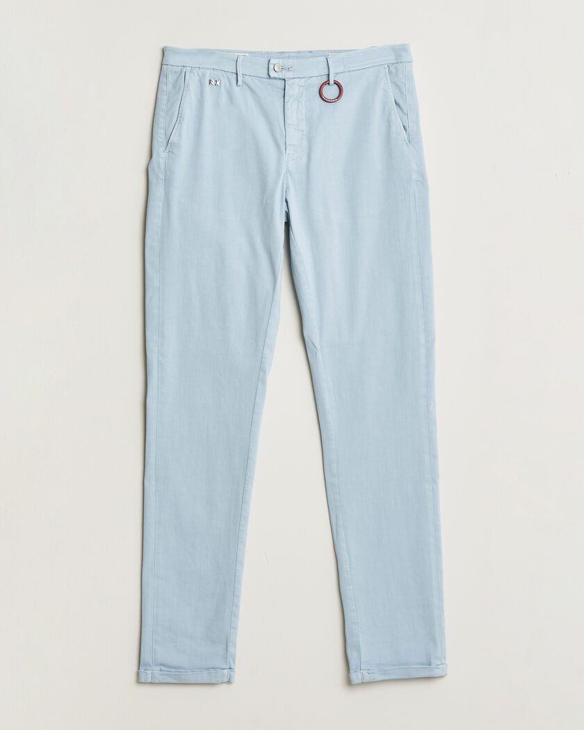 Tramarossa Luis Superstrech Cotton Chino Water – Bleu