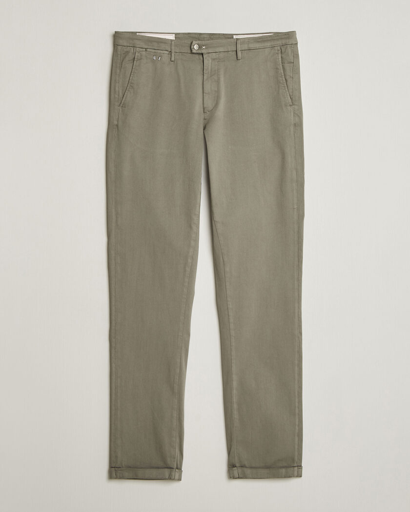 Tramarossa Luis Superstrech Cotton Chino Aloe – Vert
